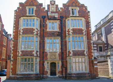 Windsor, Uk - 5 Mayıs 2019: Eton Kolej binaları. İngiltere