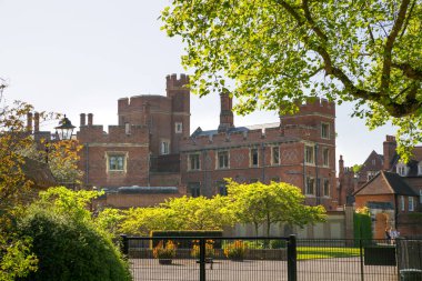 Windsor, Uk - 5 Mayıs 2019: Eton Kolej binaları. İngiltere