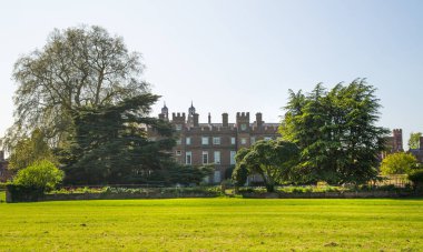 Windsor, Uk - 5 Mayıs 2019: Eton Kolej binaları. İngiltere