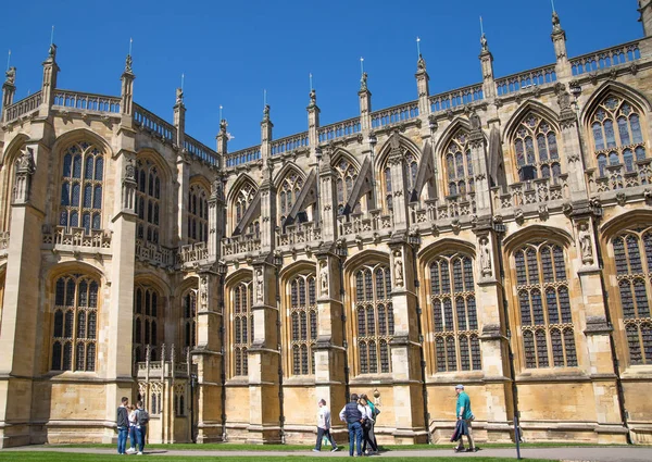 Windsor 2019年5月5日 中世纪温莎城堡 由征服者威廉一世建造 女王的官邸 Berkshire England — 图库照片