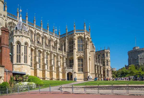 Windsor Mei 2019 Middeleeuws Windsor Kasteel Gebouwd 1066 Door Willem — Stockfoto