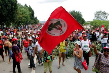 Karayolu 101 'deki ilk protesto.