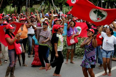 Karayolu 101 'deki ilk protesto.