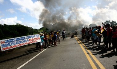 Br 101 otoyol yasağı protesto nedeniyle