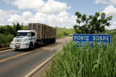 101 numaradaki Jequitinhonha Nehri üzerindeki köprü.