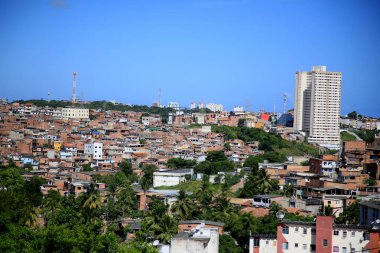 Salvador 'daki gecekondu evleri