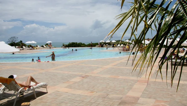 Piscina clubului Med de Trancoso — Fotografie, imagine de stoc