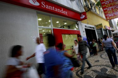 Salvador 'daki Santander Bankası.