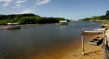 Caraiva 'daki balıkçı köyü