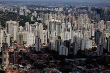 Havadan görünümü şehir sao paulo