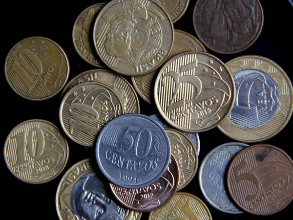 Real coin collection, brazilian money