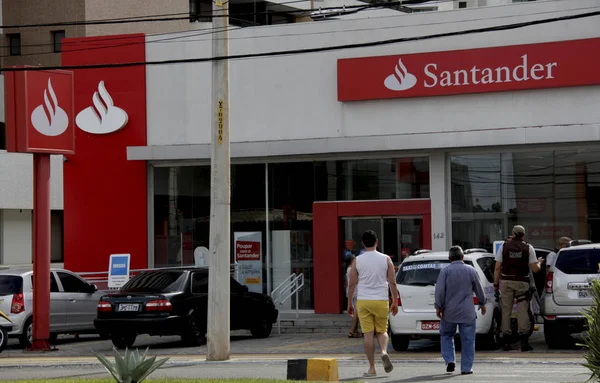 Banco Santander em Salvador — Fotografia de Stock