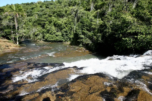 Водоспад річки Тіхуїпе в Ітакаре. — стокове фото