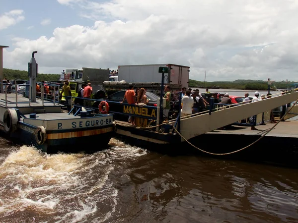 Travesía en ferry en el sur de Bahía — Foto de Stock