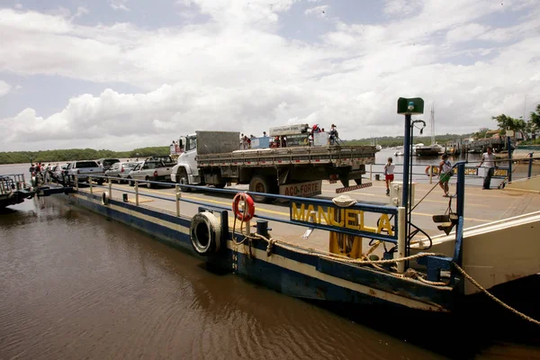 Travesía en ferry en el sur de Bahía — Foto de Stock