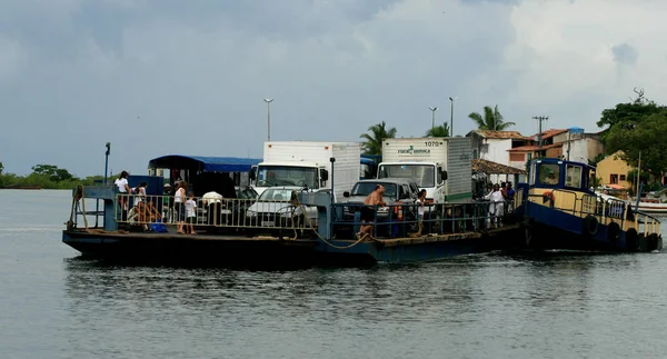 Travesía en ferry en el sur de Bahía — Foto de Stock