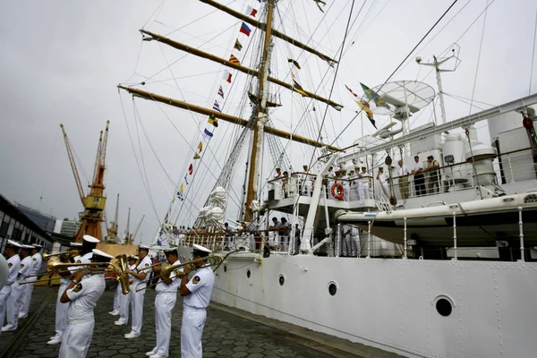 Военно-морской оркестр Бразилии — стоковое фото