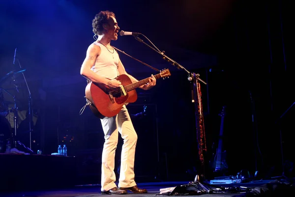 Cantante Nando Reis durante el concierto — Foto de Stock