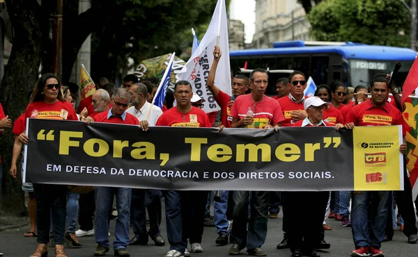 Movimento de greve — Fotografia de Stock