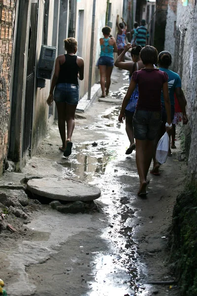 Water contaminated by sewage — Stock Photo, Image