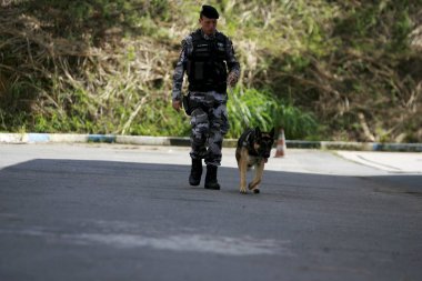 Polis Salvador 'da banka soyguncularını arıyor.