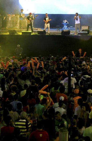 Banda Baiana System durante concerto em Salvador — Fotografia de Stock