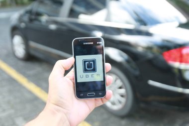 Uber uygulama sürücüsü