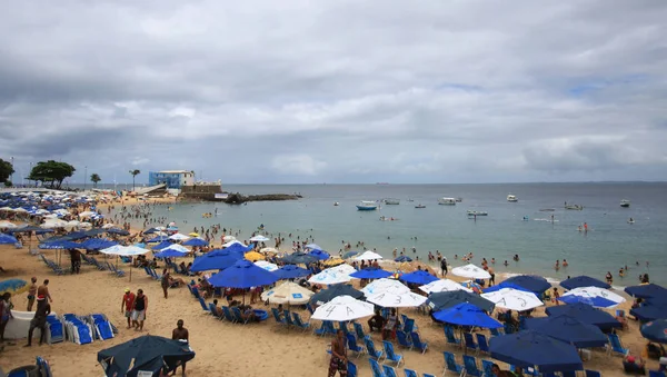 Praia do Porto da Barra em Salvador — Fotografia de Stock