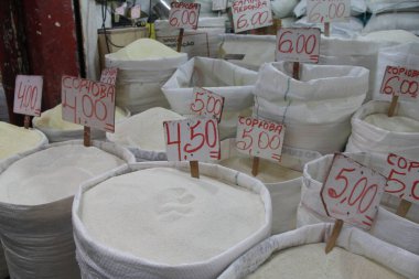 Cassava un üretimi için hasat yapıyor.