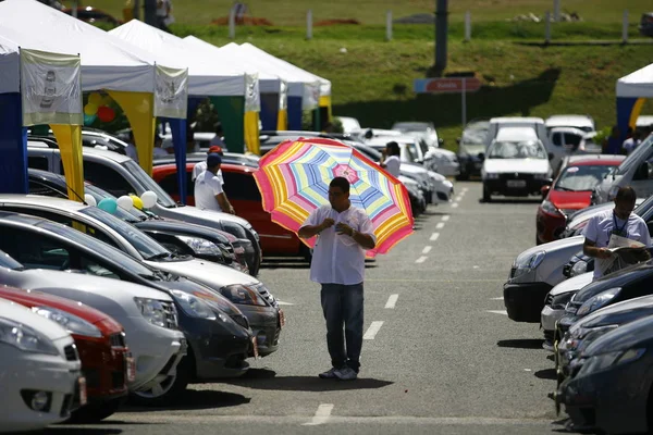 Feria de coches usados — Foto de Stock