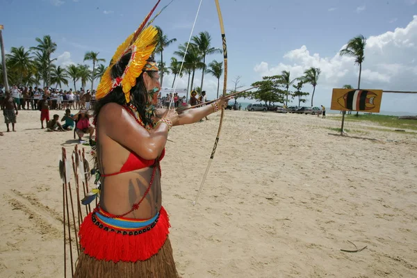 Indigenous tribe of Bahia — Stock Photo, Image