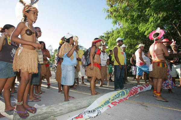 Tribo indígena da Bahia — Fotografia de Stock