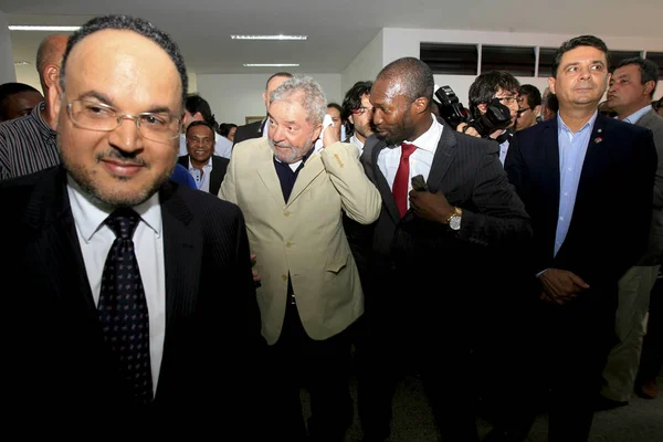 Lula participa en la inauguración unilab — Foto de Stock