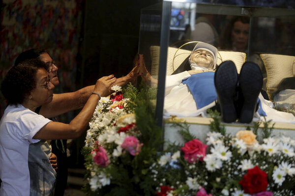 canonization mass of saint dulce of the poor