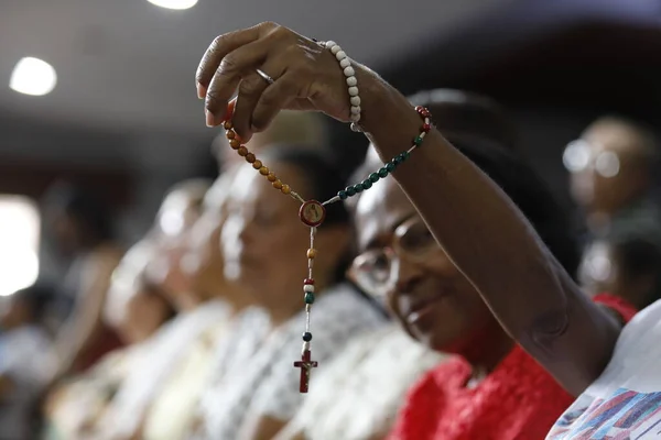 Canonisation massa av helgonet dulce av de fattiga — Stockfoto