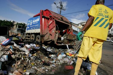 Şehirdeki çöp toplama