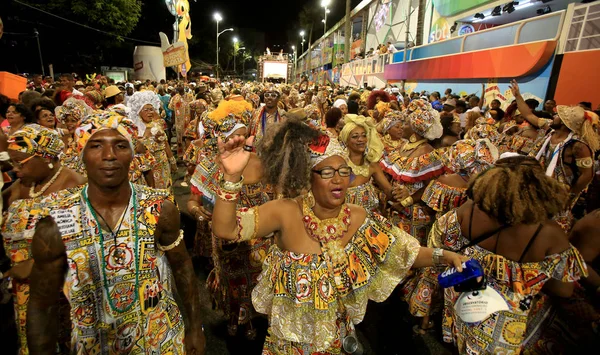 Ile Aiye au Carnaval de Salvador — Photo