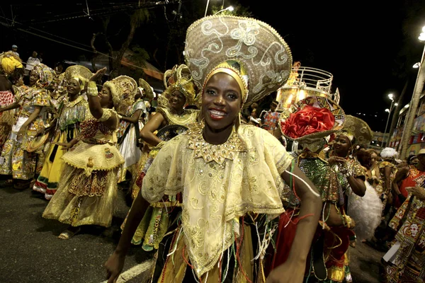 Ile Aiye en el Carnaval de Salvador —  Fotos de Stock