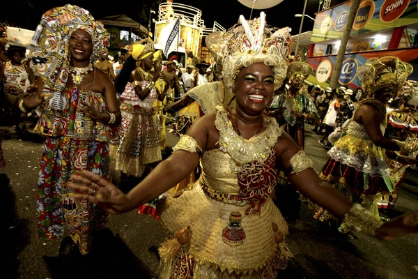 Ile Aiye at the Salvador Carnival — Stock Photo, Image