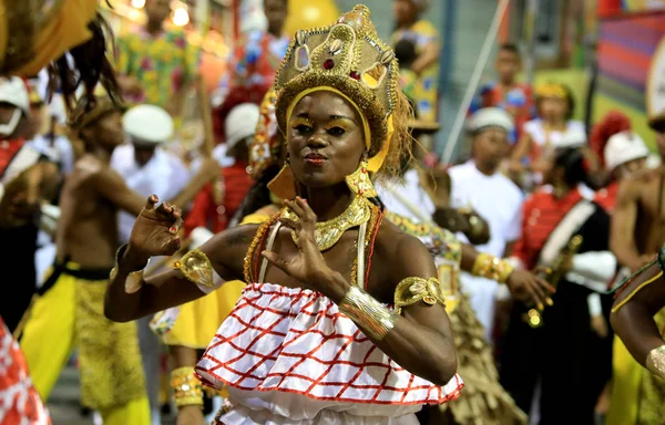 Ile Aiye at the Salvador Carnival — 스톡 사진