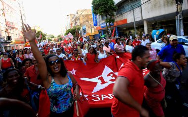 Başkan Dilma Rousseff 'e destek ifadesidir