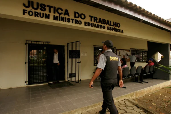 Ações judiciais trabalhistas no tribunal do trabalho — Fotografia de Stock