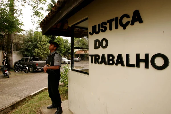 Ações judiciais trabalhistas no tribunal do trabalho — Fotografia de Stock