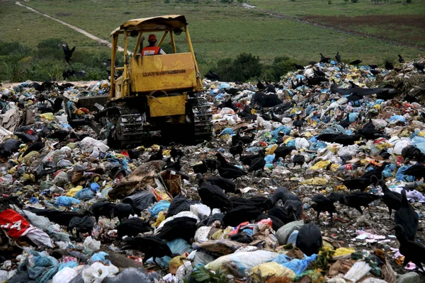 Collecteurs de matériaux de recyclage des ordures — Photo