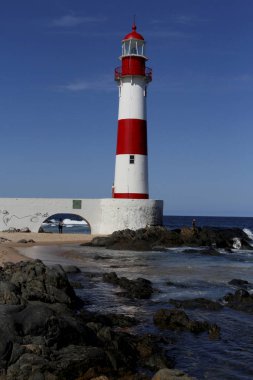 Salvador 'daki itapua deniz feneri.