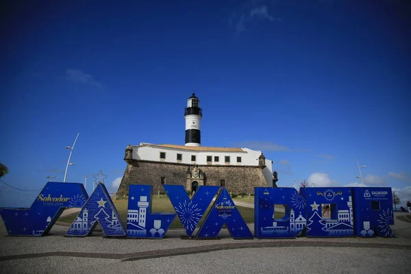 Vue du phare de bar au salvador — Photo