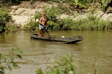 Eunapolis 'teki Buranhem Nehri manzarası