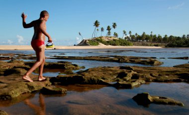 Conde 'deki itariri bar plajı.