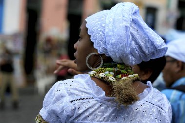 Candomble üyeleri protesto ediyor