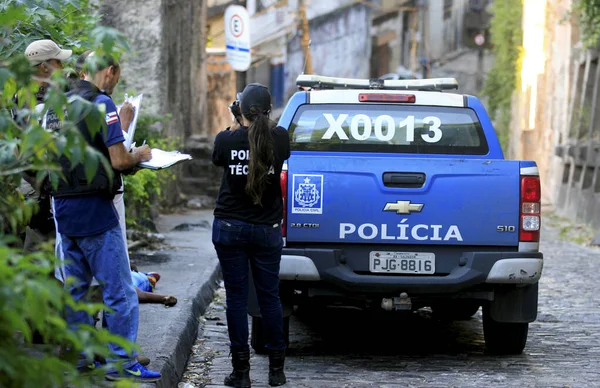 Homem é morto em salvador — Fotografia de Stock